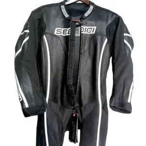Sedici Palermo Black and White One-Piece Racing Suit Size 42 brand new with  tags